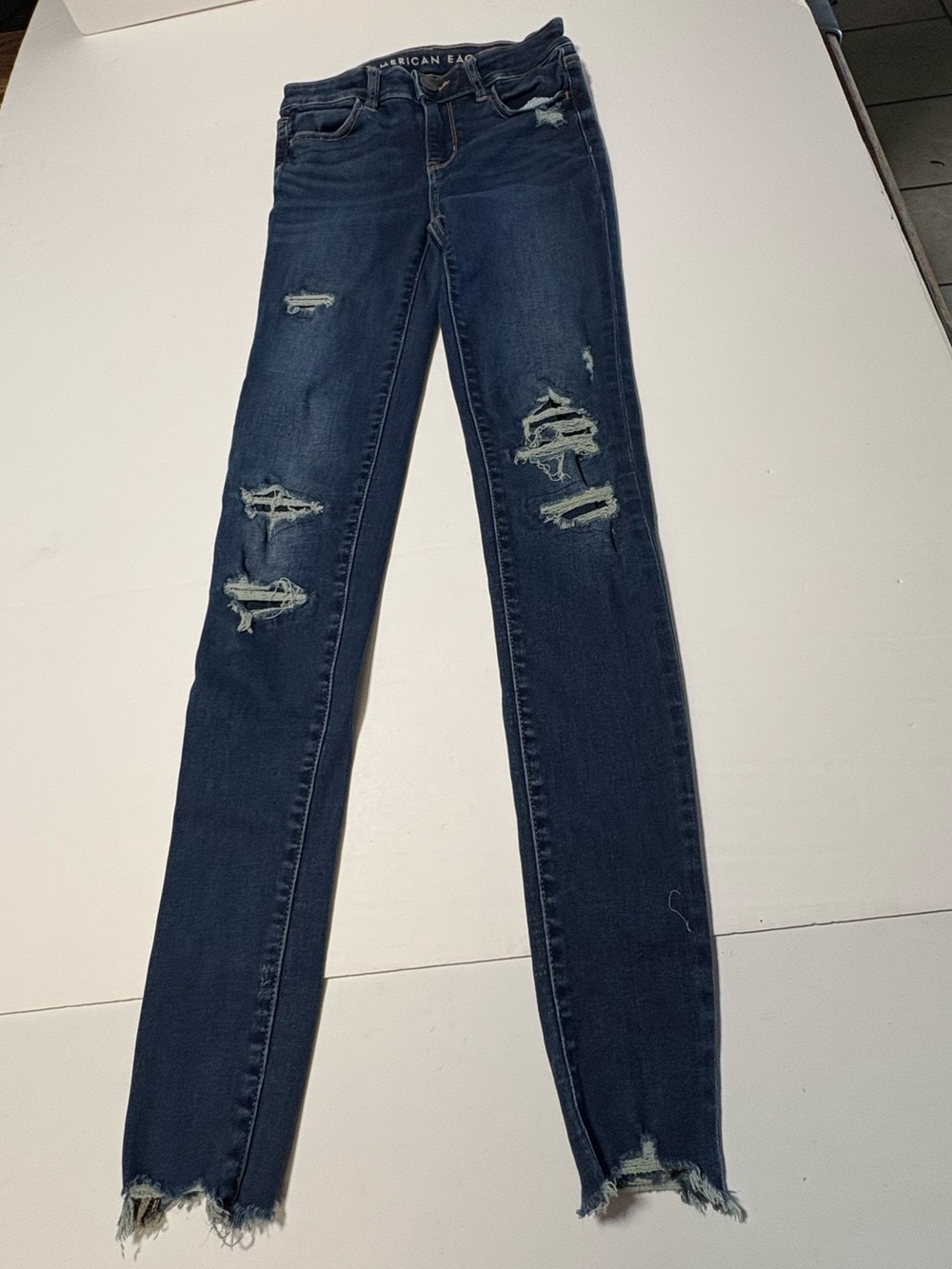 4/$25 American Eagle Outfitters Jegging X Long Size 0 Jeans Denim